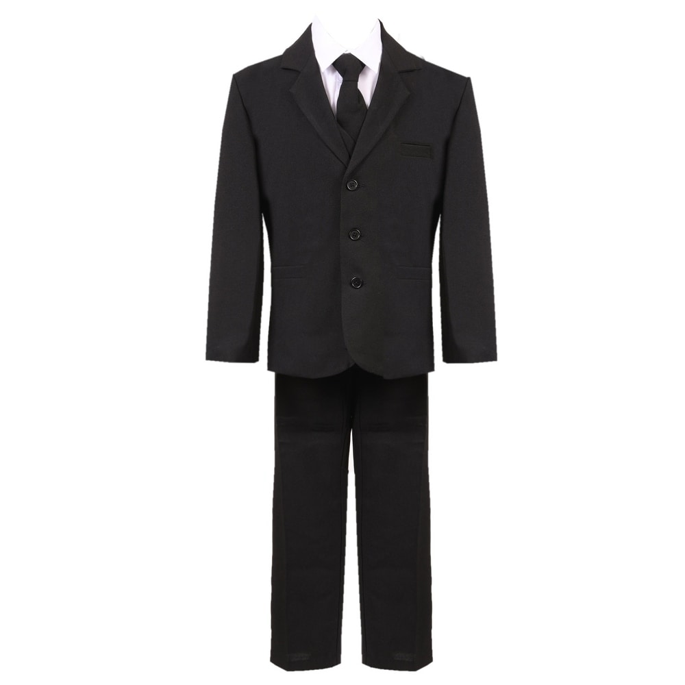JAMES MORGAN Boys Velvet Blazer Formal Solid Color Suit Jacket